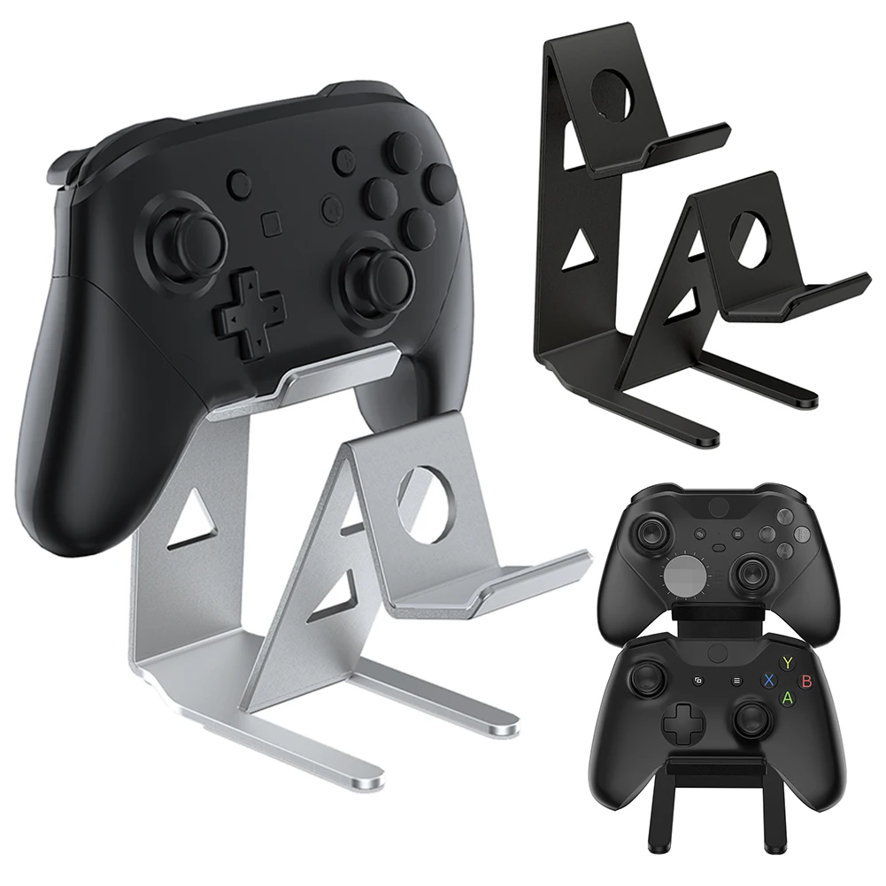 Controller Display Stand Space Saving Desktop Stand Gamepad Controller Stand for Switch/PS5/PS4/Xbox Game Accessories