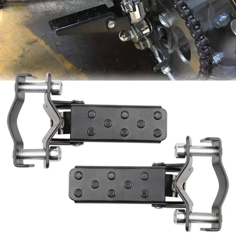 

Motorcycle CG pedals modified pipe clamp type installation retro style pedals foldable pedals