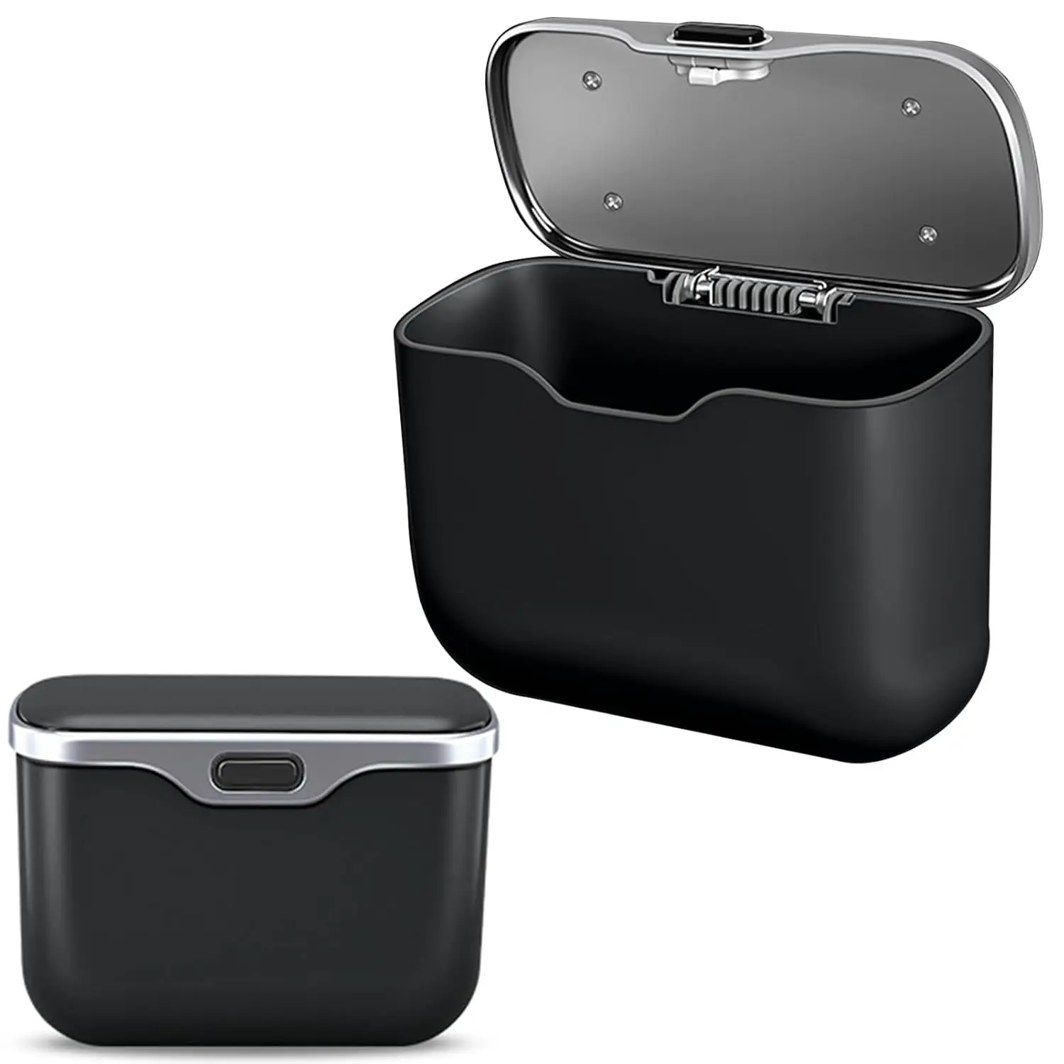 

Leakproof Car Trash Can with Lid, Waterproof Auto Garbage Bin Holder for Back of Seat/Door, Fits SUVs Sedans Trucks