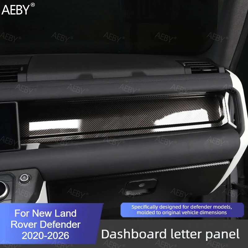 For New Land Rover Defender 2020-2026 Dashboard text marking panel frame sticker Dashboard letter panel frame Accessories