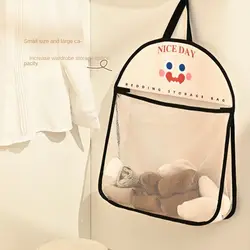 Multi-Purpose Hanging Storage Mesh Bag Cartoon Toys Storage Holder Reusable Kitchen Mesh Bag Underwear Socks Storage Bag S