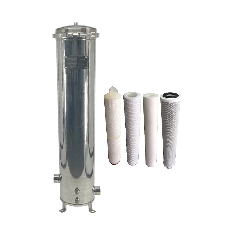 Stainless Steel  Multi Cartridge Filter Housing for Liquid Filtration for Manufacturing Plant Hotel