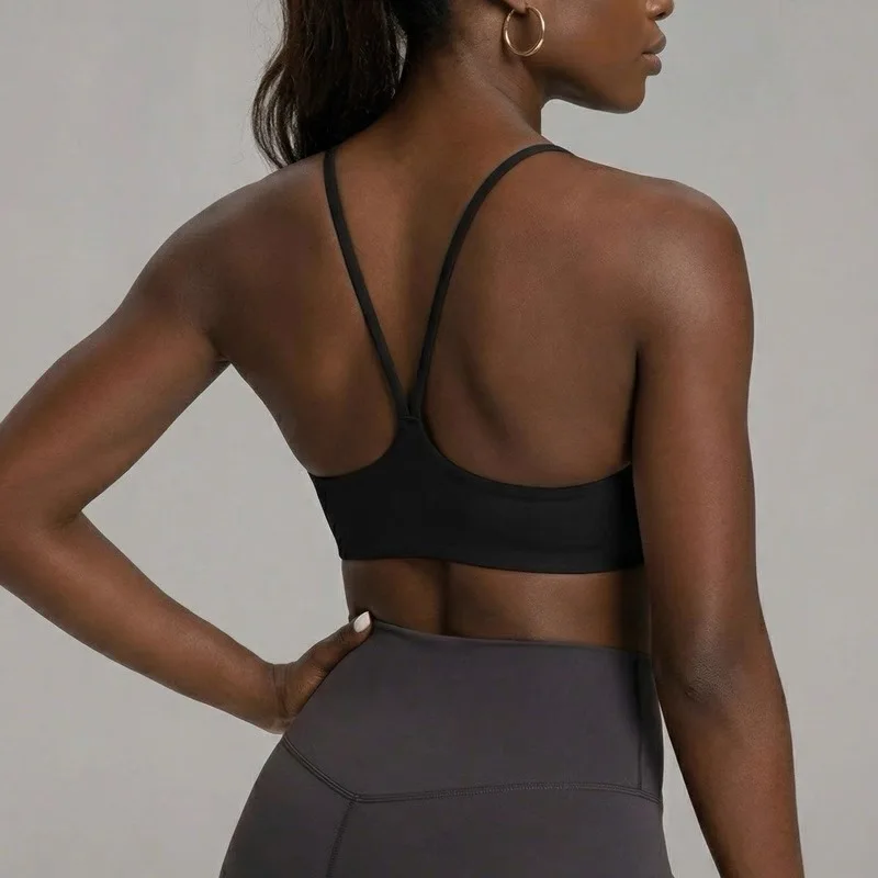 Women’s Shock‑Proof Sports Bra With Built‑In Pads Quick‑Dry And Breathable Yoga Top—Ideal For Pilates Workouts And Fitness