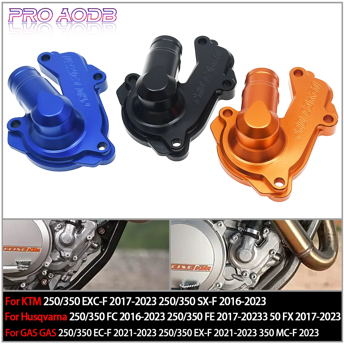 

For HUSQVARNA FC FE FX Motorcycle CNC Water Pump Guard Cover Protector For KTM SX-F XC-F XCF-W EXC-F For GASGAS EC-F EX-F MC-F