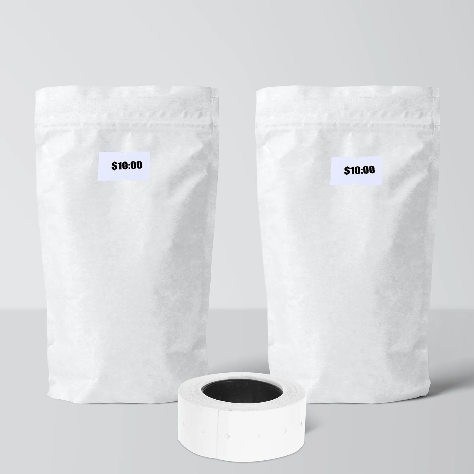 10 لفات من ملصقات الأسعار، ورق تسعير ذاتي اللصق للبيع، علامات متجر البيع بالتجزئة، 500 ملصق لكل لفة، سهلة الاستخدام