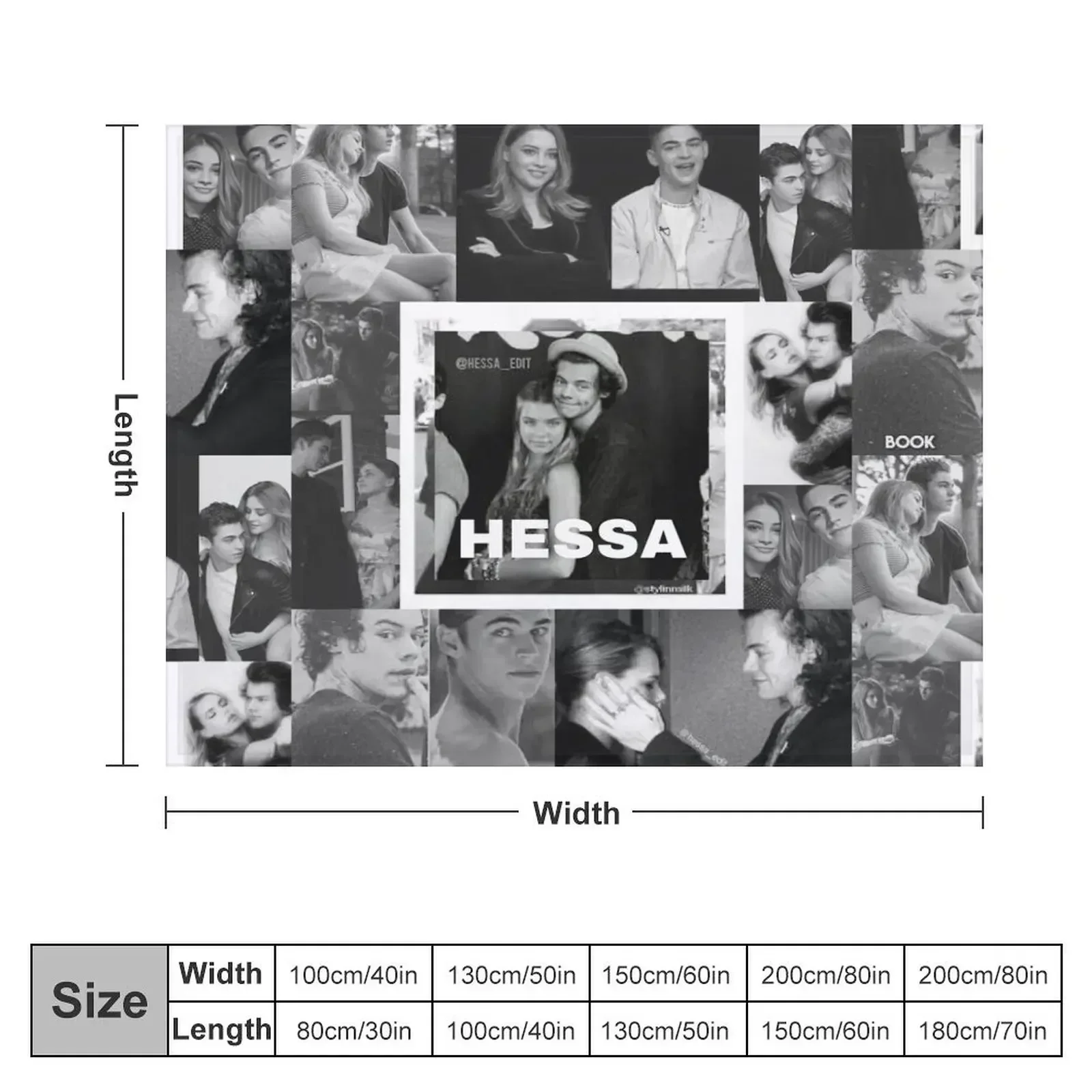 Hessa Throw Blanket Summer Custom christmas gifts warm winter Blankets