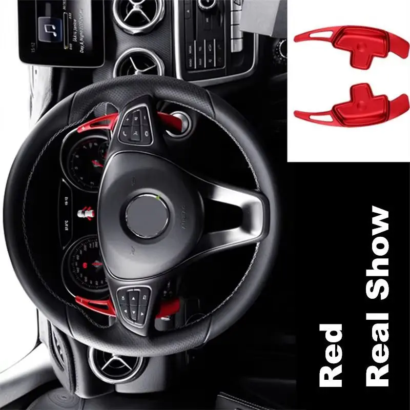 

Автомобильное рулевое колесо для Mercedes Benz GLC X253 CLS W218 C218 X218 B W246 X166 Удлинитель переключения передач Автомобильная наклейка Стайлинг