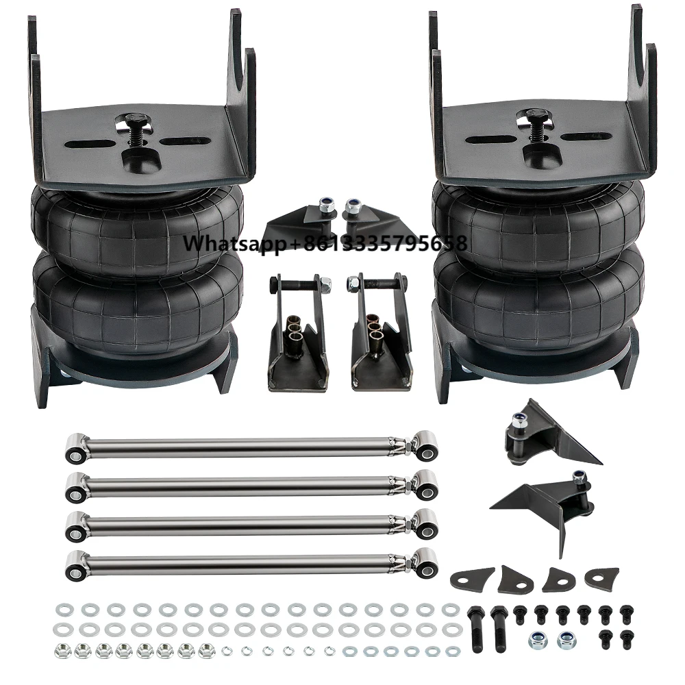 

Universal Rear Triangulated 4 Link Kit Air Suspension Bags for Universal Most Pickup Trucks Classic Car Ratrod