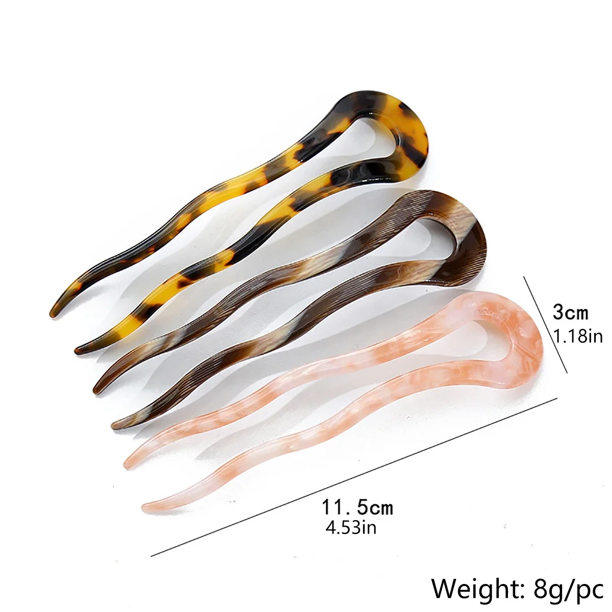 

Classic Retro Hawksbill Hairpin Acetic Acid Plate Hair Clip Vintage Style Hair Accessories Gift for Women & Girls