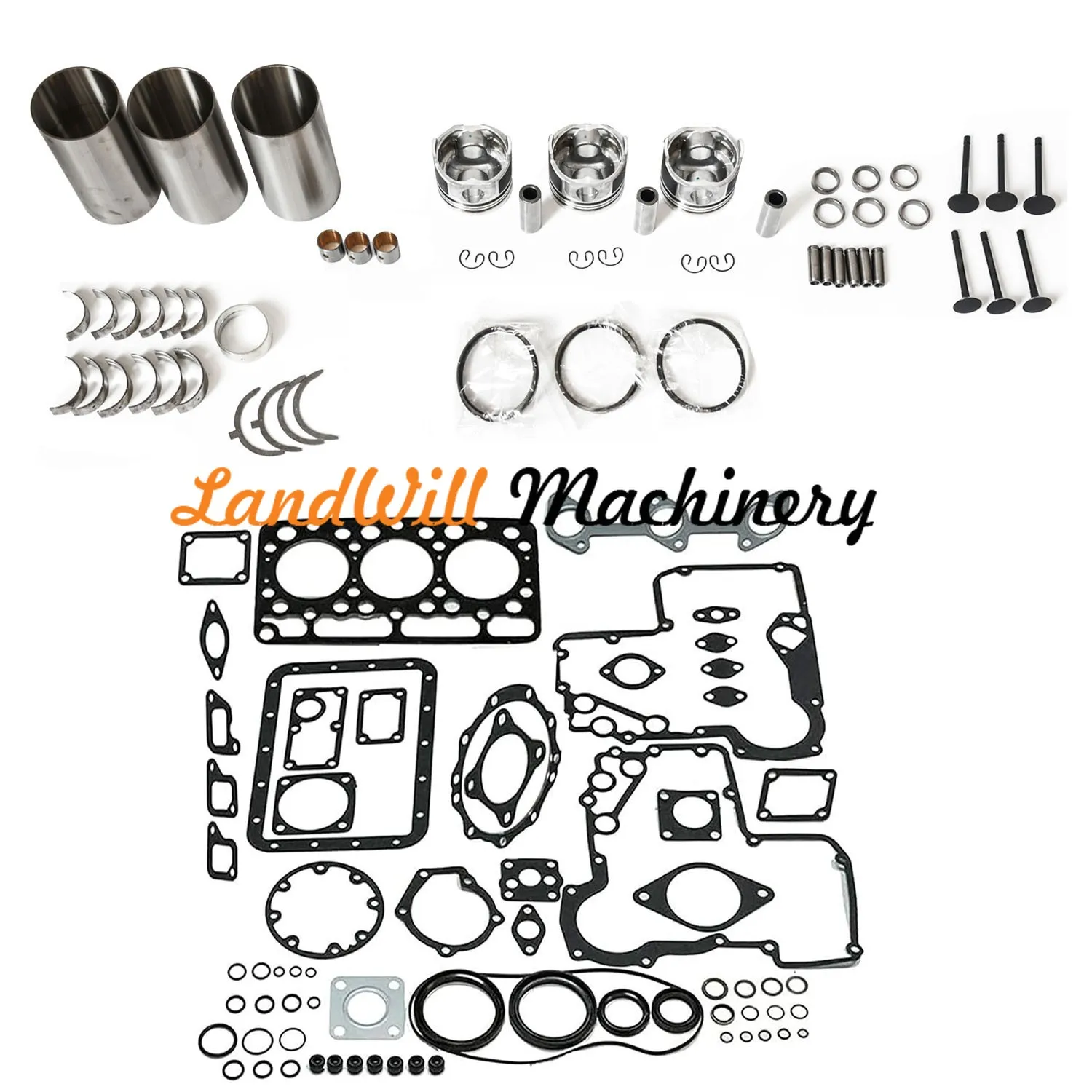 D750 Overhaul Rebuild Kit Fits For Kubota Engine