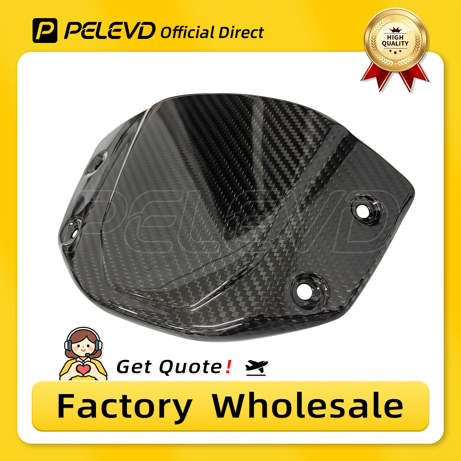 100% CARBON FIBER Windshield Instrument Cover Windscreen Protector Shell sunshade Guard Cover For HONDA CBR650 CB1000R CB300R view 3
