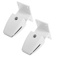 2pcs Desktop Partition Clamp For Glass Wood Screens Aluminum Alloy Desk Divider Bracket Support Stand, Panel Clamps, Screen Feet