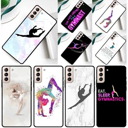 Love Gymnastics Case For Samsung Galaxy S23 S22 Ultra S21 S20 FE Note 10 20 Ultra S8 S9 S10 Plus Cover