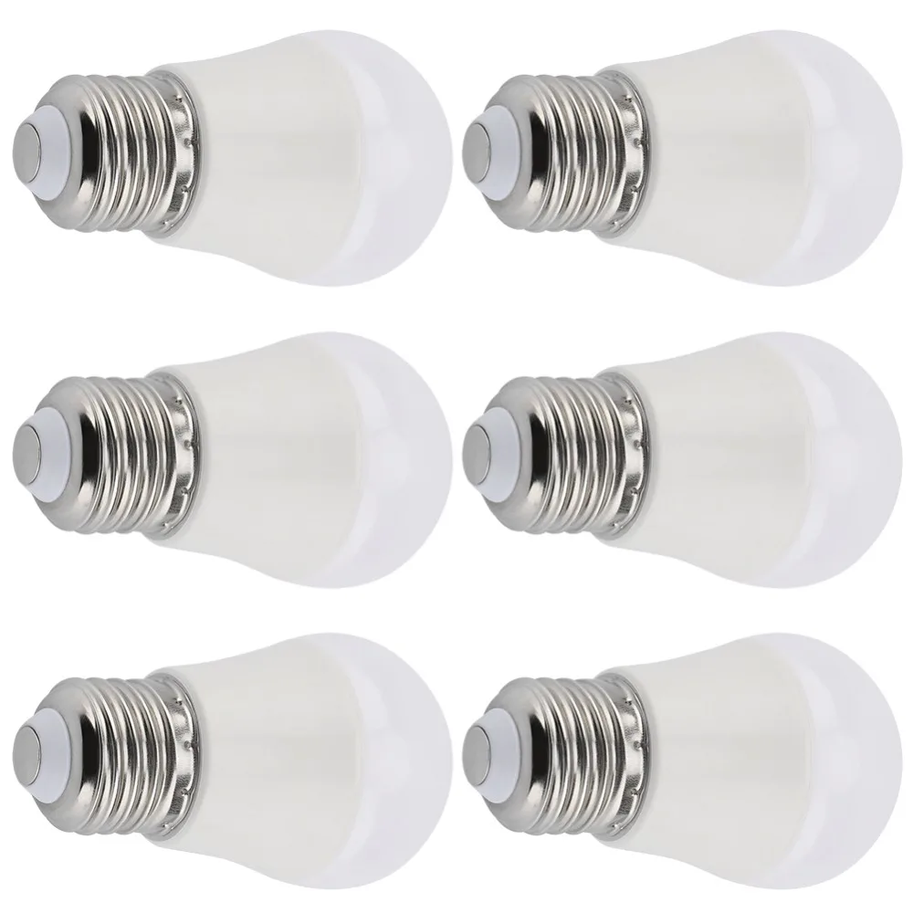 

6 Pack Energy Saving E26 G45 LED Light Bulbs AC 85-265V 350LM Mini LED Bulbs 5W CRI 80+ Mini LED Light Bulbs Ceiling Fan