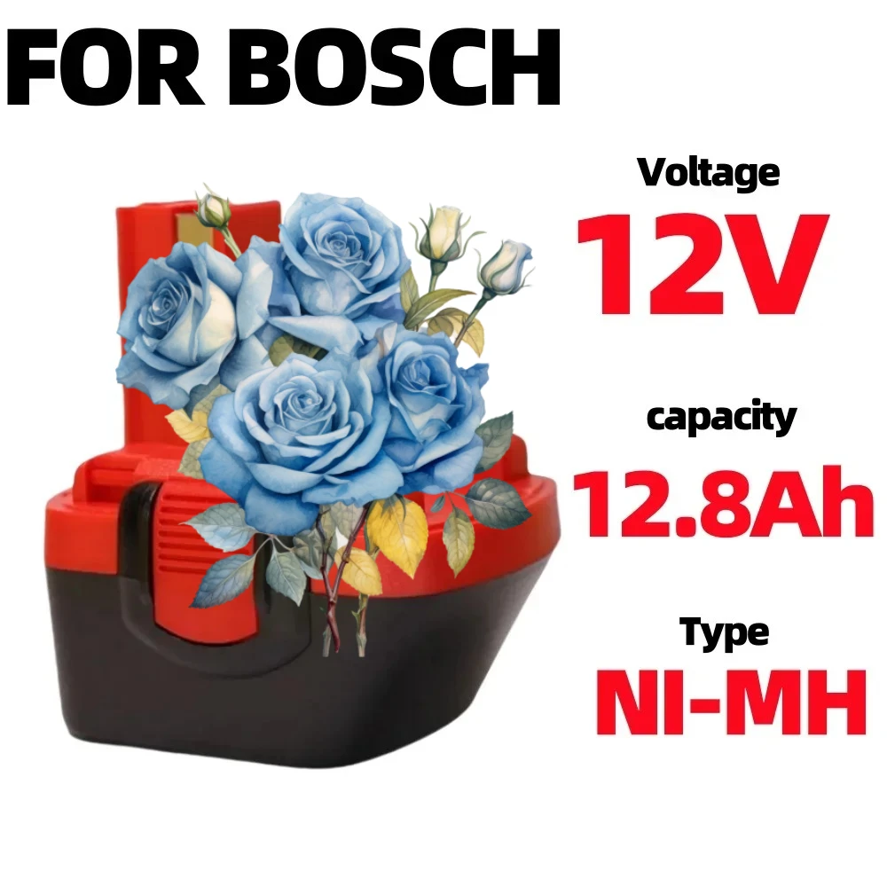 

For Bosch 12V 12800mAh Battery D70745 PSR 12 GSR 12 VE-2 GSB12 VE-2 Rechargeable Battery 2607335273 BAT038 BAT043 BAT045 BAT040