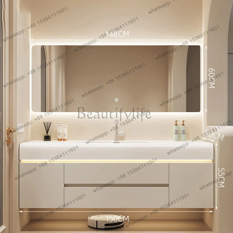 LJY Aesthetic Postmodern Bathroom Cabinet Modern Designer Organizer Unique Cupboard Aesthetic House Vestidores Postmodern Furnit