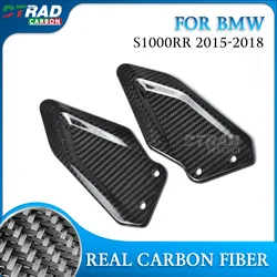 For BMW S1000RR S1000 RR 2015-2018 S 1000RR Accessories Carbon Fiber Footpeg Wings Motorcycle Heel Guard Protector Fairing Kit