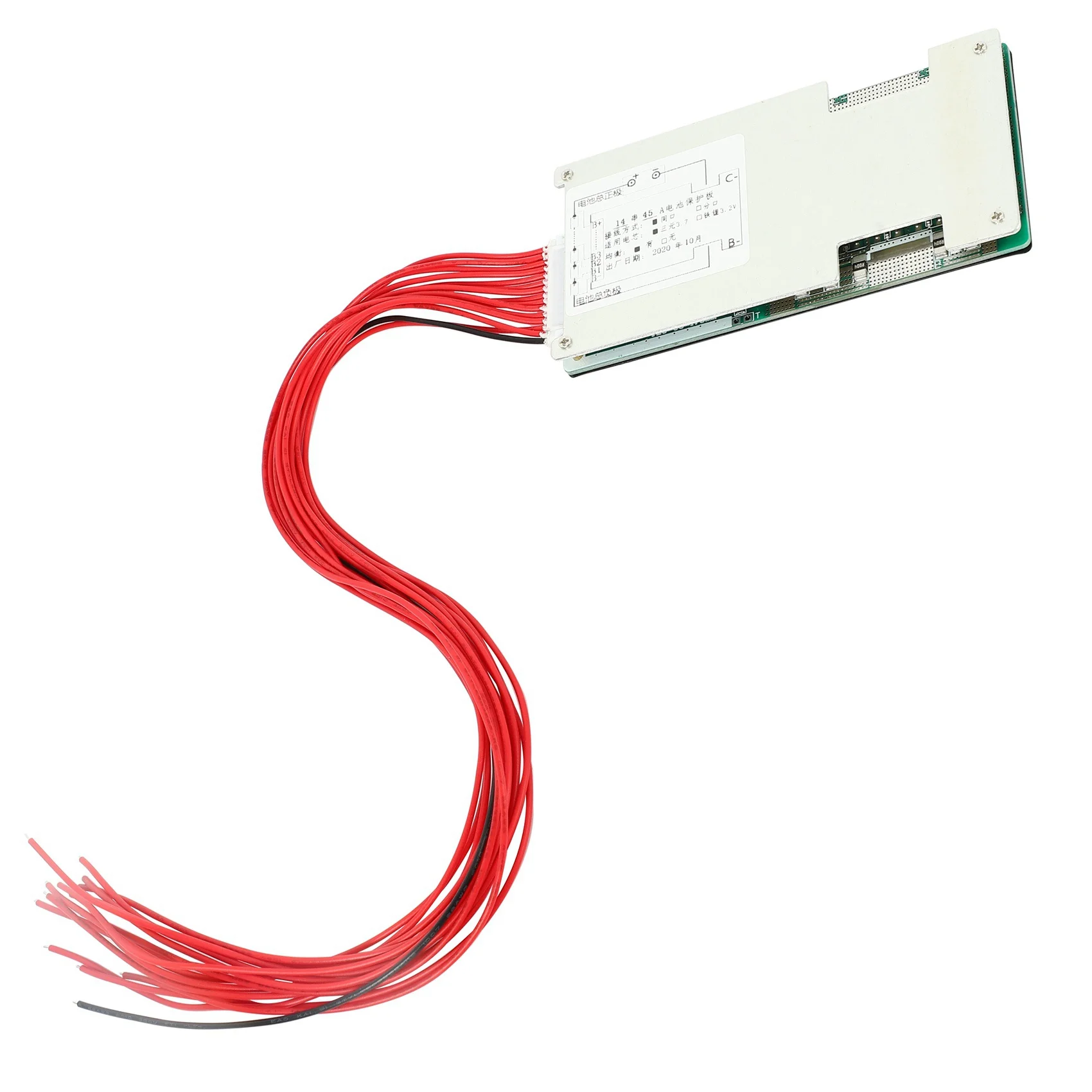 AD41-48V 14S 45A литий-ионный аккумулятор BMS PCB с балансом, подходит для электровелосипеда