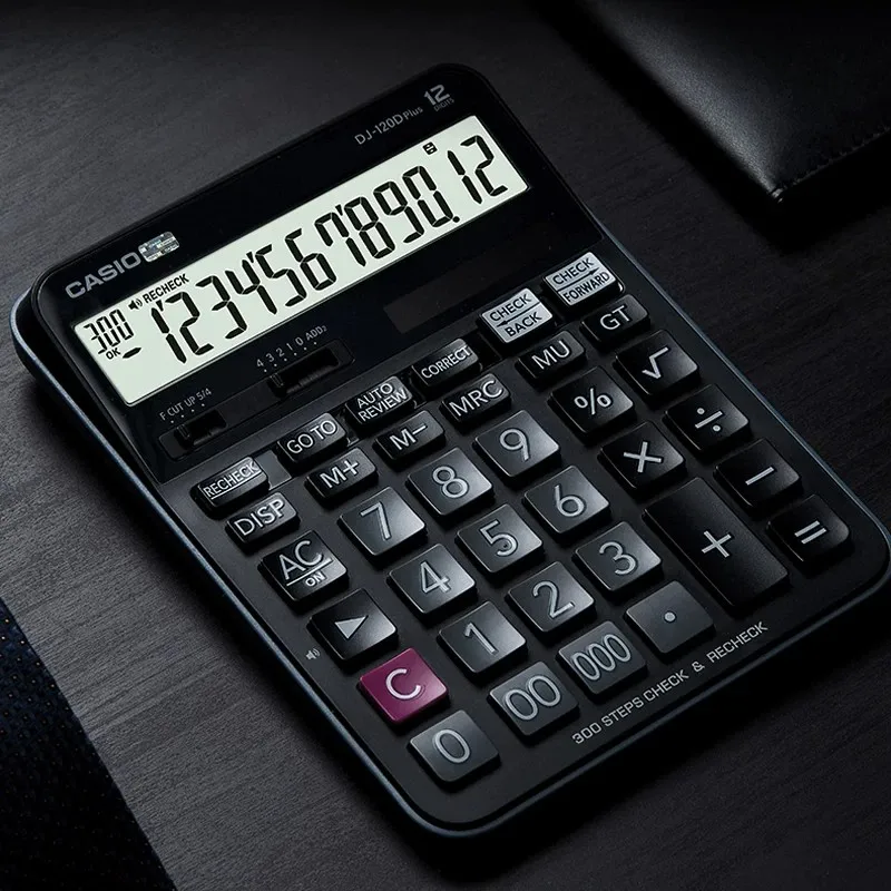 Casio DJ-120D/MH-12/MX-12B Business Calculator with 12-Digit Large Screen, Tax Rate Calculation, Financial Office Use view 5