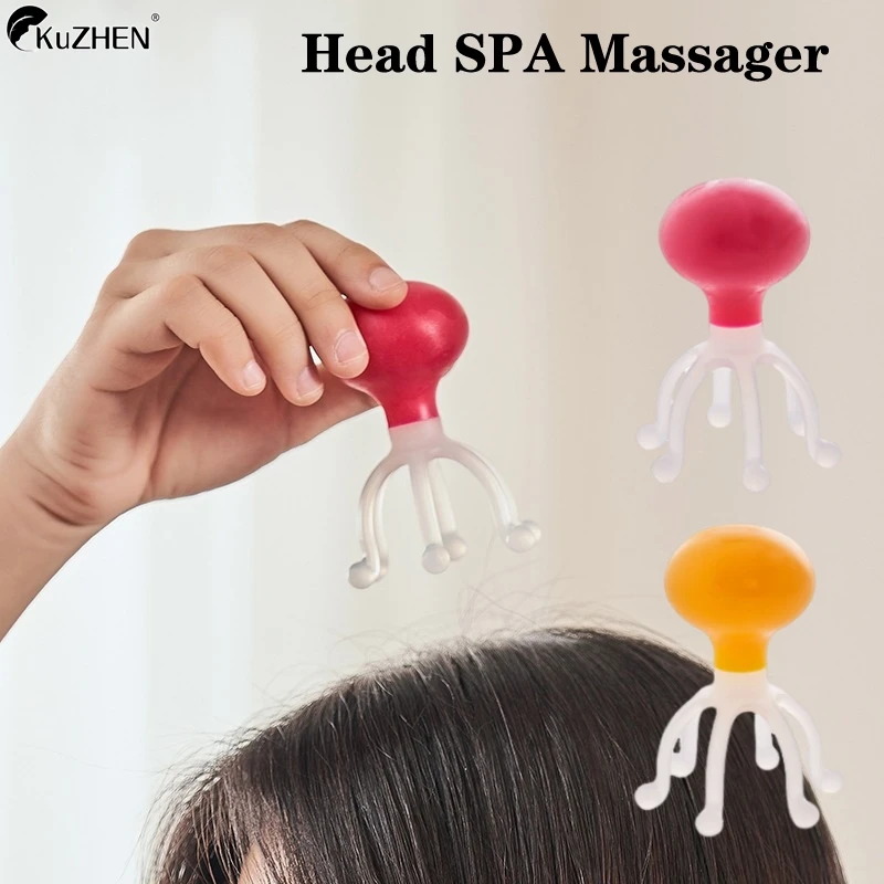 

Head Massager Household Travel Portable Relaxation Stress Fatigue Relief Acupoint Scalp Massage Claw Relax Scalp