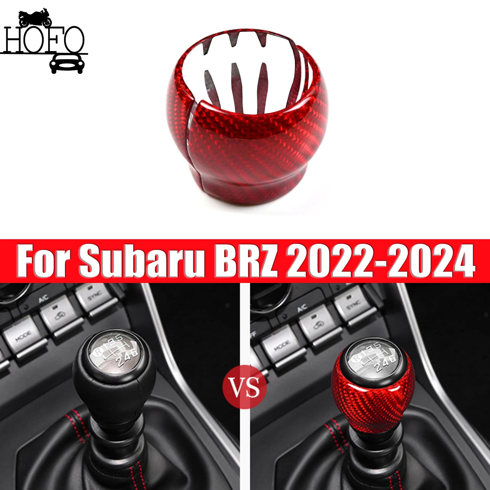 

1Set Central Gear Shift Knob Cover For Subaru BRZ 2022-2024
