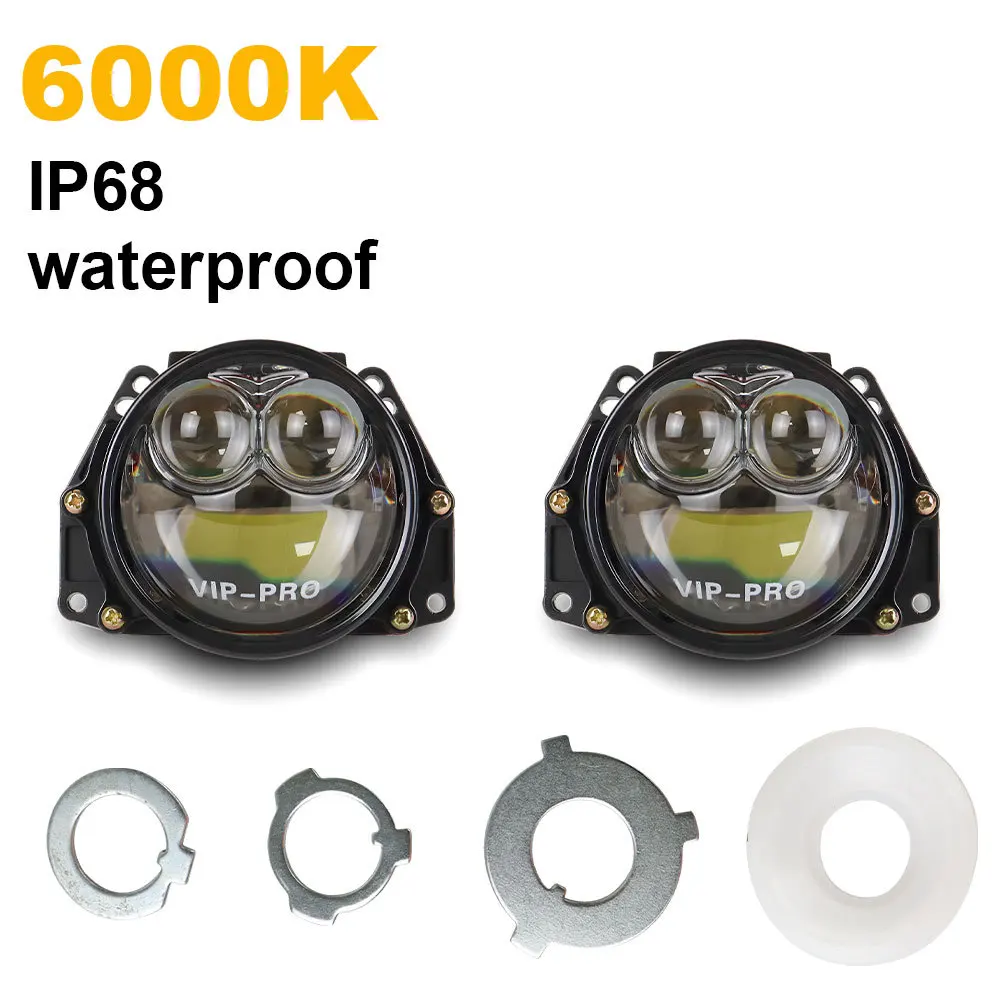 Fotografia 4: Farol de LED com lente laser direta K204 de alta potência para carros, modelo popular.