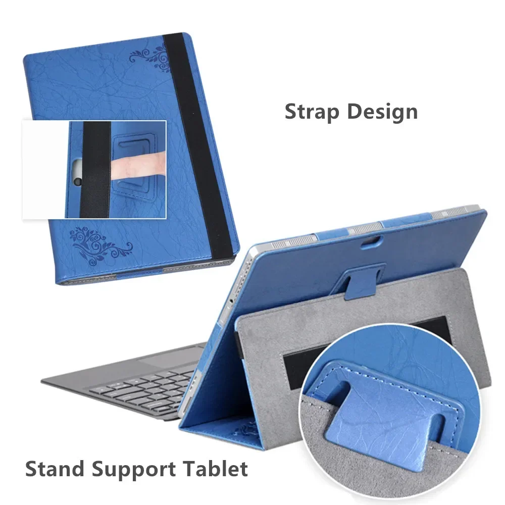 Capa para tablet lenovo miix 520 510 miix5 plus 12.2 polegadas suporte dobrável capa para chuwi surbook 12.3 polegadas tablet case