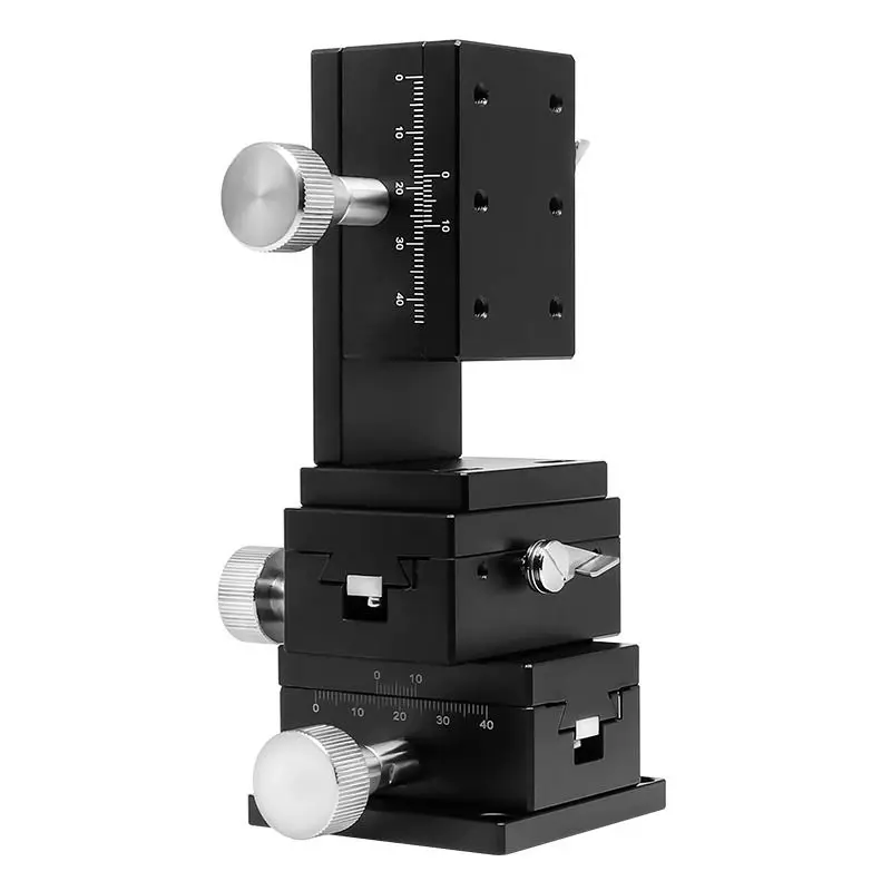 Dovetail groove platform precision fine-tuning manual displacement lifting table manual dovetail groove sliding table LWD406090