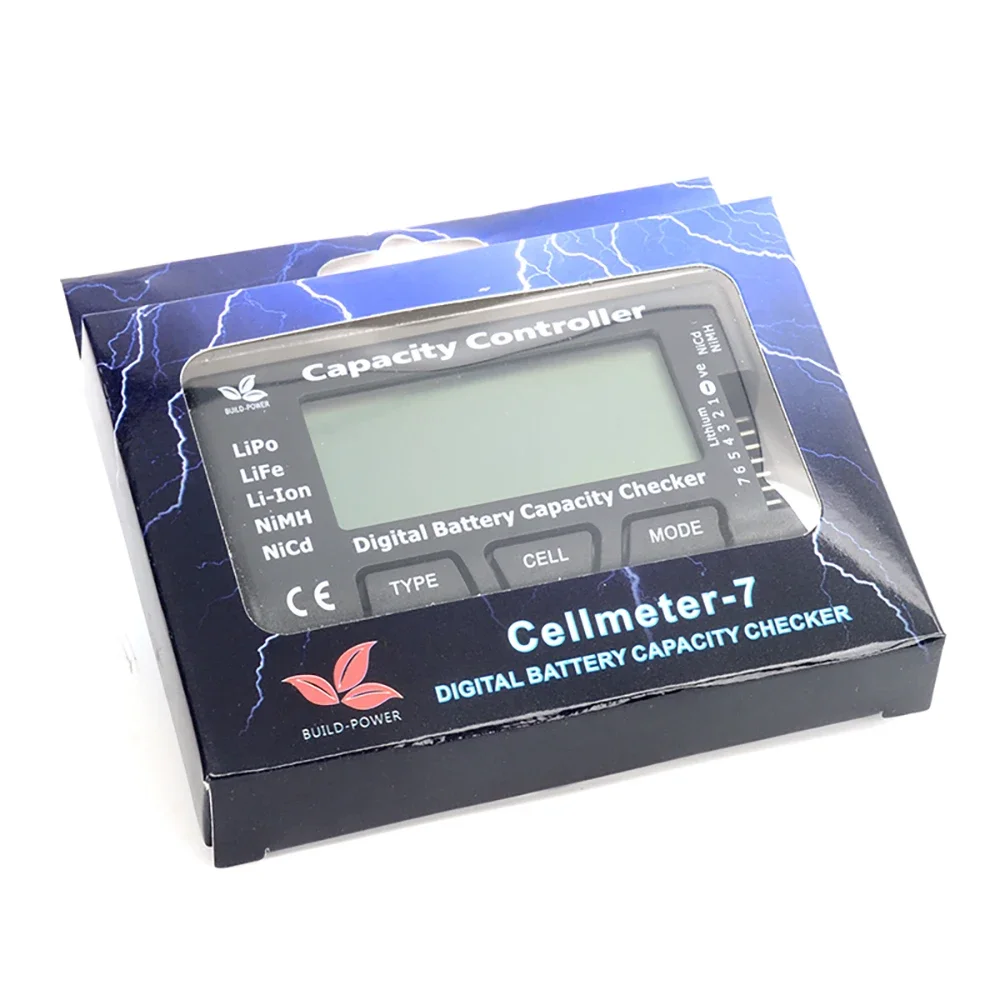 Wielofunkcyjny tester napięcia i pojemności do modeli RC LiPo LiFe NiMH NiCd Li-Ion 1-7S
