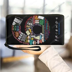 to My Best Friend Wallet Gift for People Fashion Leather Women Purse with Zipper Casual Long Card Holder for Female Handbag 2023