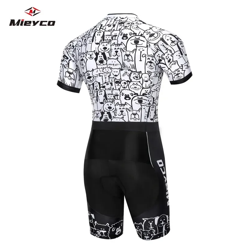 Men's Cycling Triathlon Suit - Short Sleeve Road Bike Skinsuit