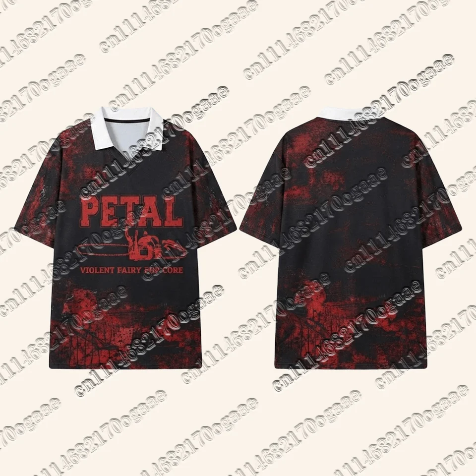 Men Women Ariana Merch Petal Violent Fairy Pop Core Jersey Ariana Petal Album Clothes Y2K Oversized Short Sleeve Sports Jersey