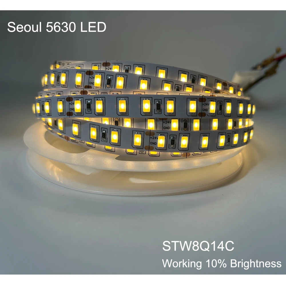 CRI 80 + seul SMD 5630 LED 5m/480LED 50 lm/led 24V LED diody na wstążce do kuchni IP30 dostępne darmowa wysyłka