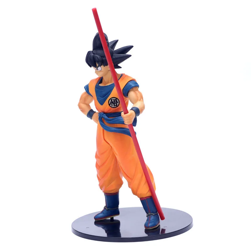 22cm Dragon Ball Son Goku Action Figure Anime Super Saiyan Model Childhood Memories PVC Statue Dolls Children Toys For Kids Gift image 3
