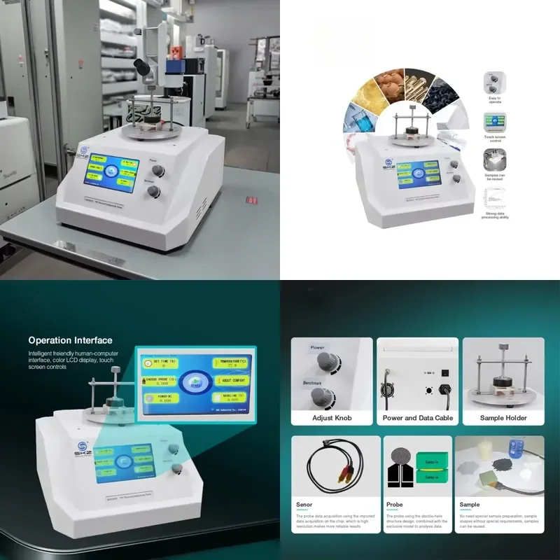 for SKZ1061C Industrial Thermal Conductivity Tester Quality Control Heat Transfer Measurement Device Laboratory Testing