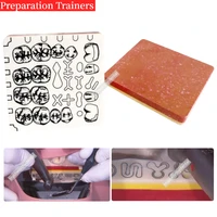 Ejercicios de preparación de cavidades dentales, bloques de entrenamiento, entrenadores de preparación de Frasaco A-PTM Similares, práctica de capa de pulpa de Dentin esmaltada