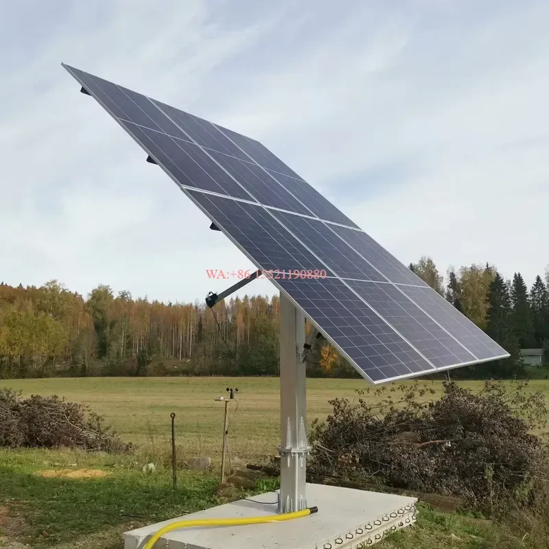 wmwmnu for Solar Tracker System 2kW Dual Axis Solar Panel Mount with Sun Tracker