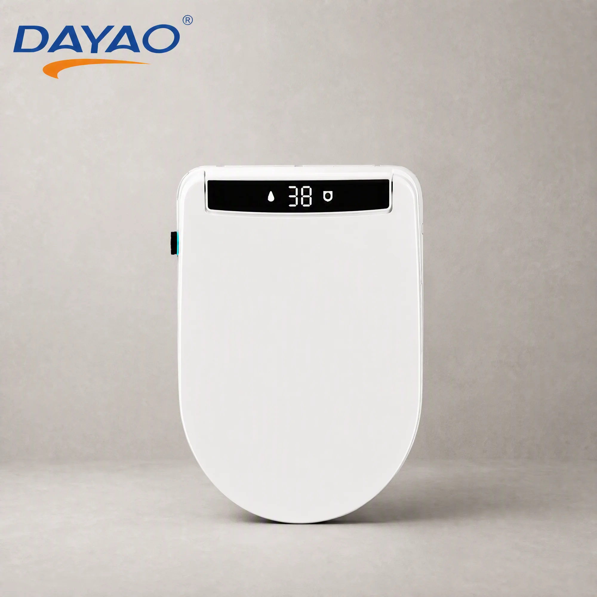 Automatic Toilet Cover Elongated Smart Bidet Toilet Seat with Feminine Wash Bathroom Remote Control Intelligent Bidet Seat