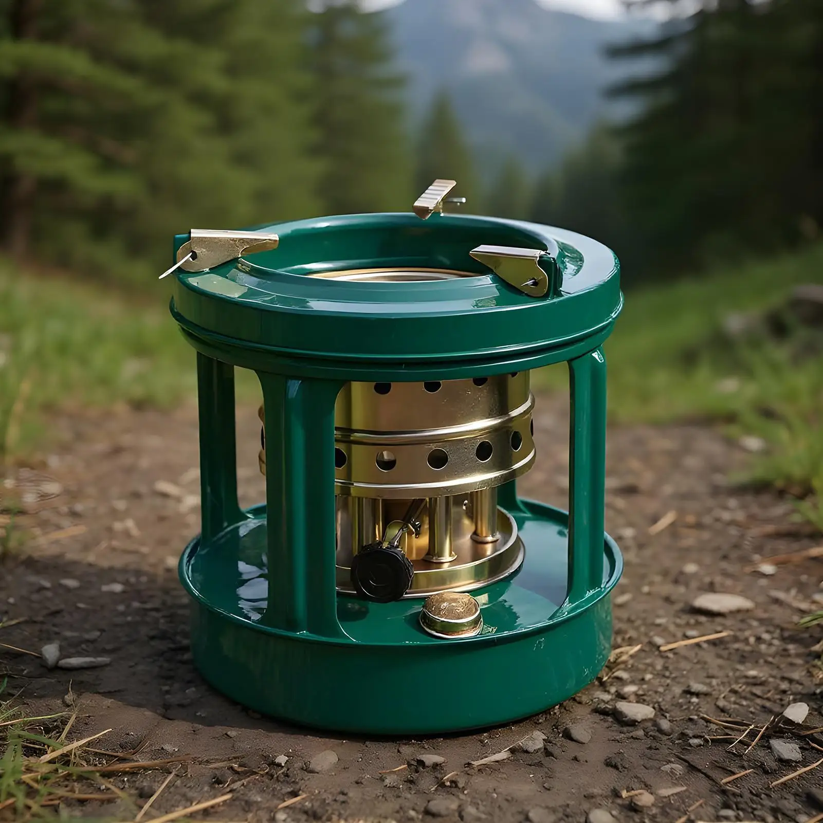 Winterheizung, 8 Dochte, Rucksackreisen, Ökocher, Herd, tragbarer Grillbrenner, Mini-Campingkocher für Outdoor-Abenteuer