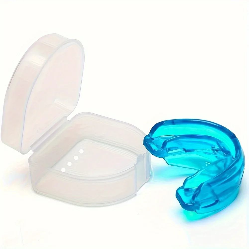 Protector Bucal Reutilizable de Alta Calidad con Diseño a Cuadros, Apto para Todo Tipo de Dientes, Puede Usarse Durante Deportes y Sueño para Proteger los Dientes