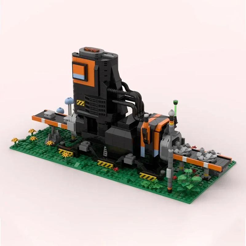 

1243pcs MOC Satisfactory Smelter Modular Building Blocks DIY Factory Machine Model Creative Assembly Educational Toy