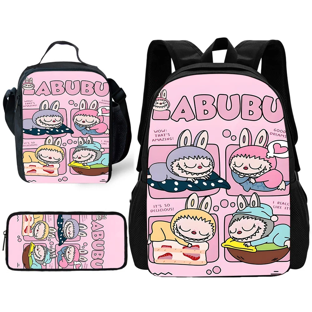 Mochila escolar de dibujos animados para niños y niñas, bolsa de almuerzo, bolsas de lápices, mochilas escolares para niños, el mejor regalo