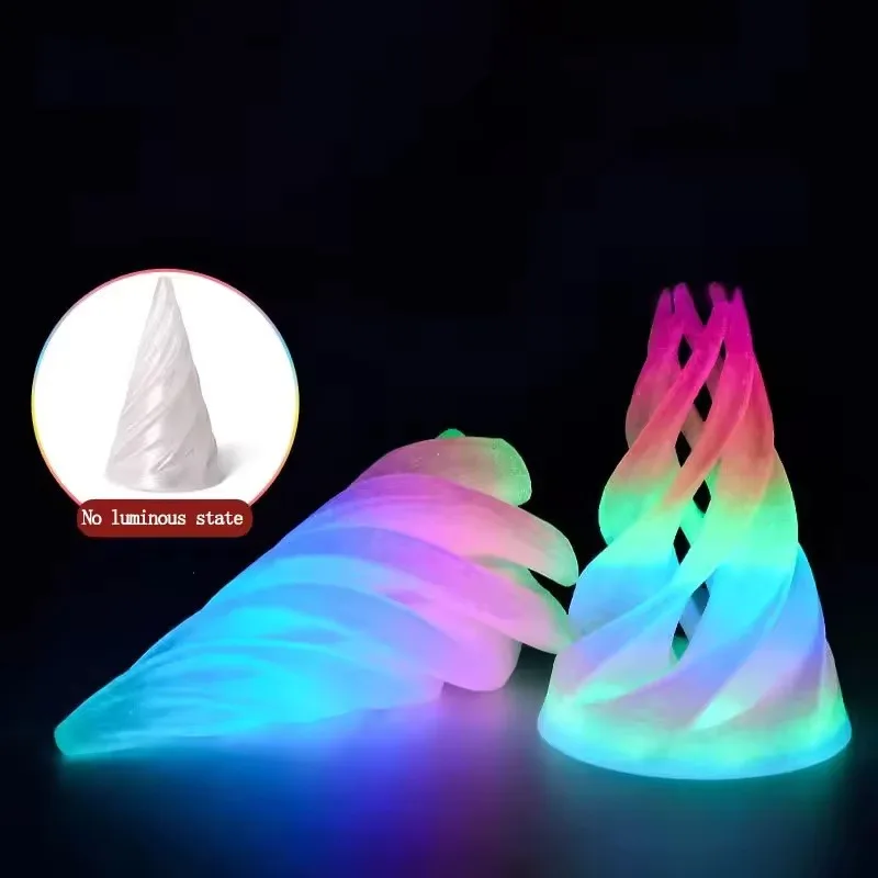 

3D Printed Impossible Pyramid - Passthrough Sculpture, Mini Spiral Cone Toy with Vortex Thread Illusion