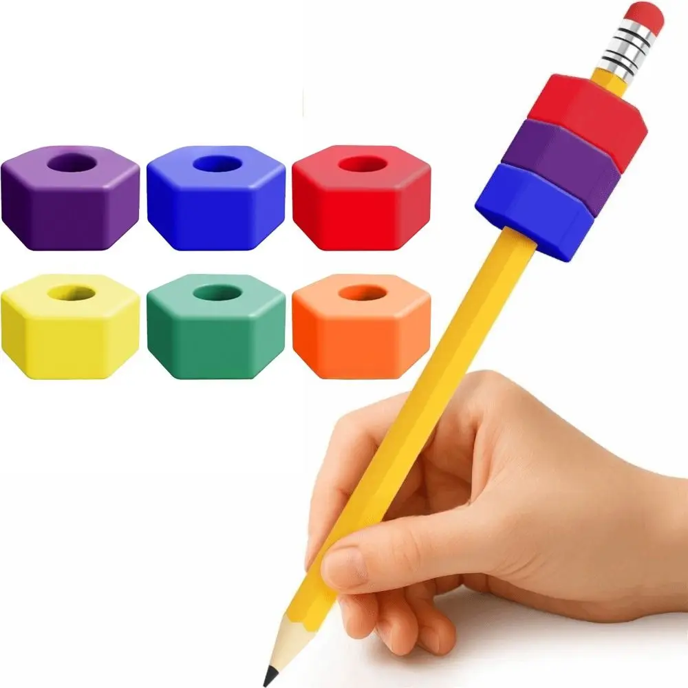 2Pcs 10g Weighted Silicone Kids Elderly & Special Needs Handwriting Aid Colorful Improves Penmanship Writing Trainer