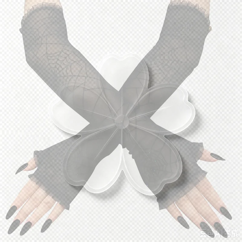 Spider Web Arm Sleeves Gloves Fancy Dress Up Halloween Costume Accessory Cosplay