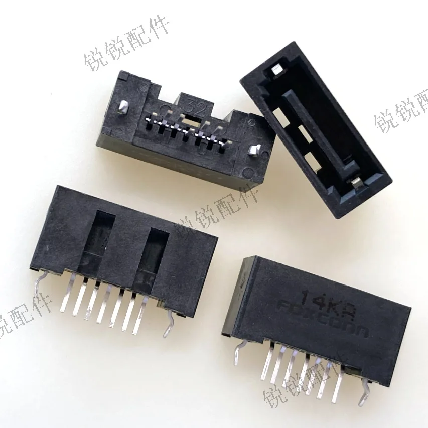 For Foxconn LD1807V-S5CT1C SATA socket 7P vertical curved foot, hard disk interface
