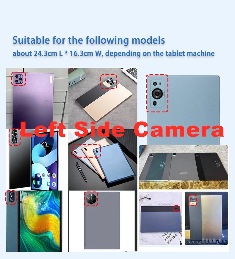 for 10.1 Inch Android Tablet PC Case 360 Degree Rotating Shockproof Soft Silicone Protective Sleeve Stand Cover (24cm*16cm)