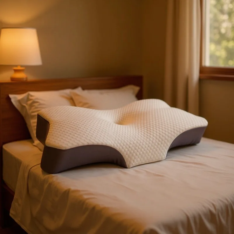 

Butterfly memory pillow protects cervical spine, hydrophilic cotton pillow fits neck, hotel pillow core does not collapse