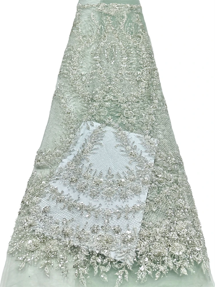 アフリカビーズ付きチュールレース生地 2026 高品質フ - Glitter Tablecloth のレビューと価格