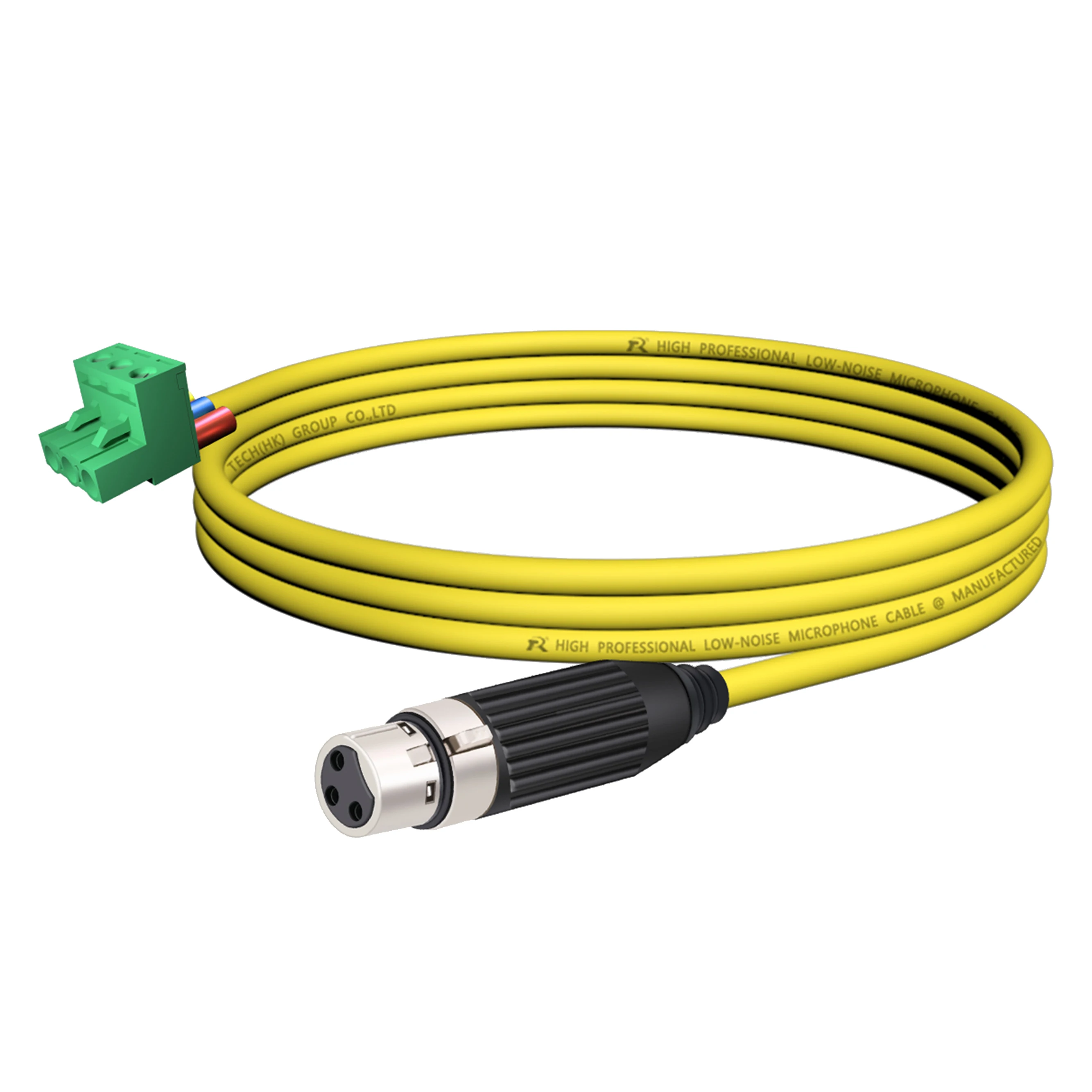 Phoenix-Terminal auf 3P-XLR-Kabel, 5,08 mm 3P steckbares Terminal auf XLR-Buchse-Verbindungskabel, versilberte Nadel, für Mikrofon – Detail 21